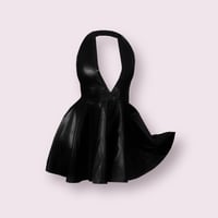 Image 1 of Latex Halterneck Skater Dress