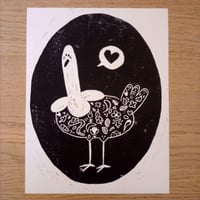 Linogravures - Poule