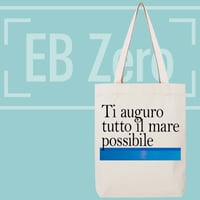 Image 3 of Tote Bag Canvas - Ti auguro tutto il mare possibile (EBZ033)