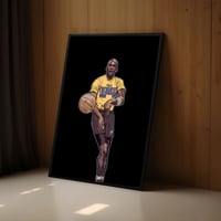 Image 2 of Michael Jordan "Brotherhood" A3 framed