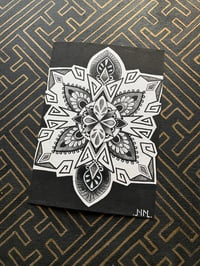 Image 1 of 2/6 Original mandala drawing A5 size