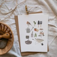 Image 2 of Carte postale  - In the garden