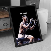 Image 2 of Adesanya "Unleashed" A3 framed