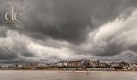 Southwold Print. Rain Clouds Over Southwold Beach. Fine Art Giclée Print