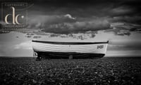 Aldeburgh Print. Fishing Boat on Aldeburgh Beach #7.