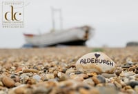 Aldeburgh Print. Stone on Aldeburgh Beach.