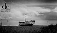 Aldeburgh Print. Fishing Boat on Aldeburgh Beach #3.  Quality Photographic Print