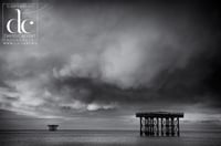 Sizewell Print. Cooling Towers on Sizewell Beach. Quality Photographic Print