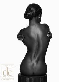 Fine Art Nude Giclee Print - Black on White #17 - Ltd Edition Fine Art Print