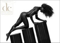 Image 1 of Fine Art Nude Giclee Print - Black on White #15 - Ltd Edition Fine Art Print