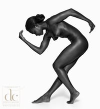 Image 2 of Fine Art Nude Giclee Print - Black on White #20 - Ltd Edition Fine Art Print