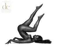 Image 2 of Fine Art Nude Giclee Print - Black on White #16  - Ltd Edition Fine Art Print