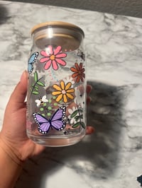 Image 2 of Just Doing My Best 16 oz Glass Cup