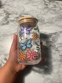 Image 3 of Just Doing My Best 16 oz Glass Cup