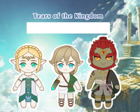 Image of Zelda Tears of the Kingdom Plush - Link Ganondorf Zelda - Breath of the Wild