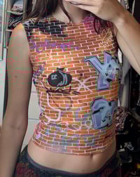 Image 4 of 00s dkny mesh tank