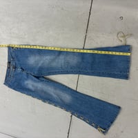 Image 2 of lace up jeans