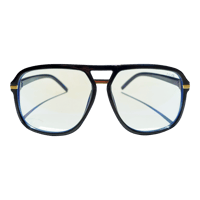 Samuel Jackson Frames | Clear Lens | Black