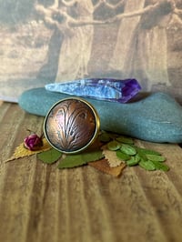 Image 3 of Earth Gardens Ring. Mixed Metals