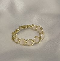 Image 2 of Baby pink braided ring