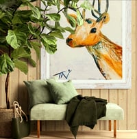 Image 3 of DOE A DEER PRINT ON BOX CANVAS 🦌 