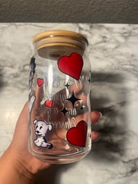 Image 2 of Betty Boop 16 oz glass cup 