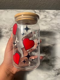Image 3 of Betty Boop 16 oz glass cup 