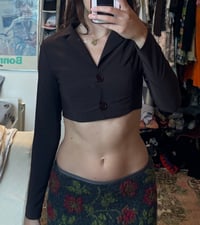 Image 4 of 00s micro crop blazer