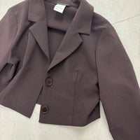 Image 3 of 00s micro crop blazer