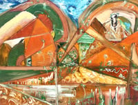 A Dream. Abstract impressionism. Acrylic on Canvas. The Original painting. 
