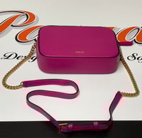 Image 3 of Versace Pink Purse With Gold Chain