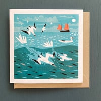 Image 3 of Red Sails & Pilchards Greeting Cards - Pack of 5