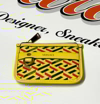 Image 1 of Versace Yellow La Greca Mini Zip Pouch