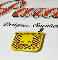 Image 2 of Versace Yellow La Greca Mini Zip Pouch
