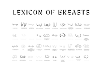 Image 2 of lexicon of breasts / poster