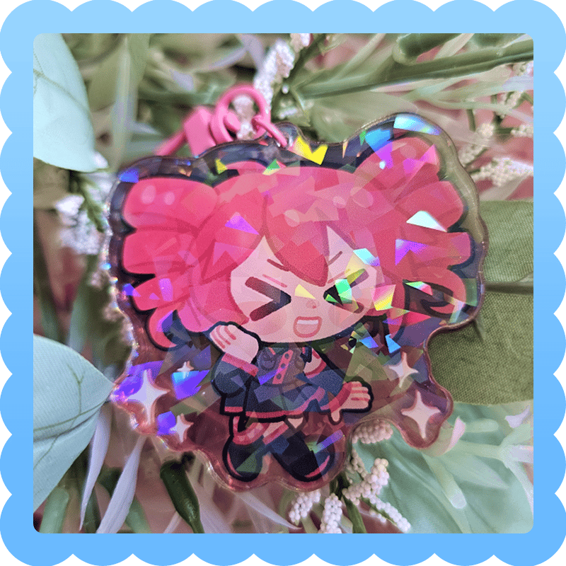 Image of teto ❄️ holographic acrylic charm