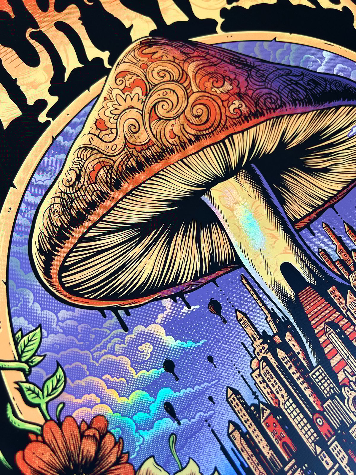 F4D Studios — Stick Figure Albuquerque Foil Posters