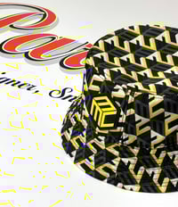 Image 2 of MCM Reversible Yellow Cubic Monogram Bucket Hat