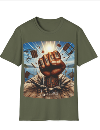 Image 4 of Buck Fist Unisex T-shirt 