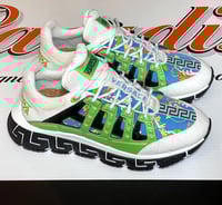 Image 1 of Versace Trigreca 'Baroccofest - Blue Green' Sneaker