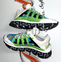 Image 2 of Versace Trigreca 'Baroccofest - Blue Green' Sneaker