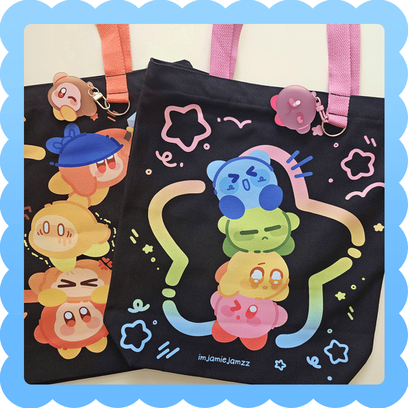 Image of kirby and dee ❄️ tote bag