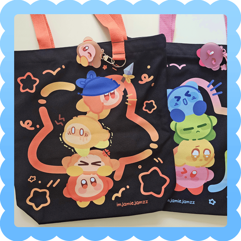 Image of kirby and dee ❄️ tote bag