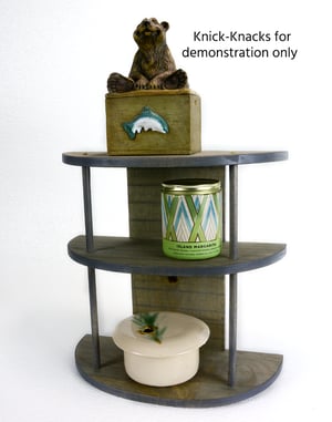 Image of Wooden Knick-Knack Shelf for bathroom, bedroom or home decor