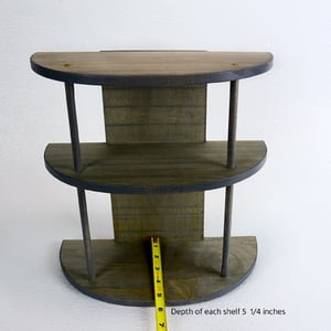 Image of Wooden Knick-Knack Shelf for bathroom, bedroom or home decor