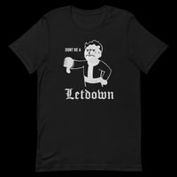 LETDOWN - Summer School Tour shirt - Black Fallout Tee 