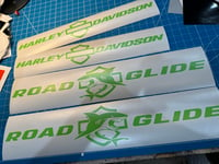 Image 2 of Tim's Custom Road Glide Green Graphics