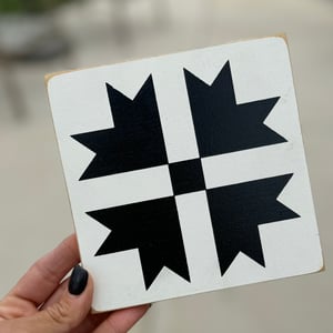 Image of 6" Mini Barn Quilt - Cross & Crown