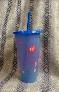 Image 4 of Changing Color Tumbler | Blessed