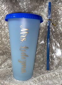 Image 2 of Color Changing Tumbler - Math Teacher 